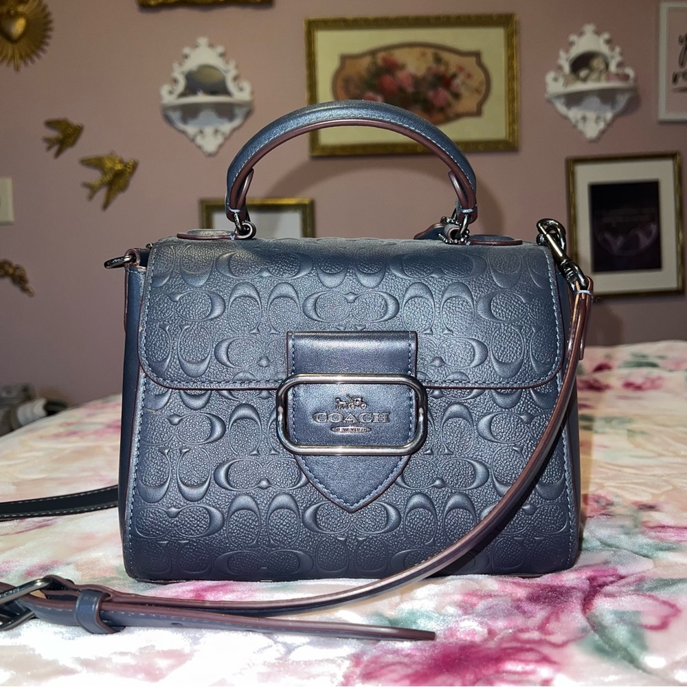COACH MORGAN TOP HANDLE CROSSBODY BAG